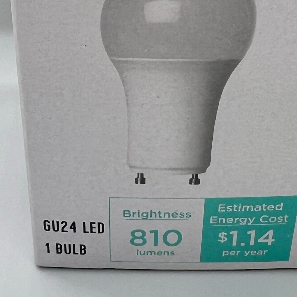 HEB  60W Daylight LED,, 810 Lumens, Dimmable Connection 2 Pack Light Bulbs 2 Pin